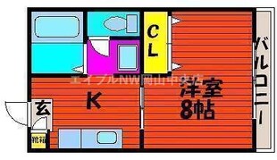 レジデ・アイ　Ａ棟の物件間取画像